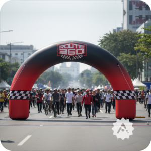 balon gate melengkung