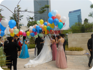 Balon Gas wedding Bekasi