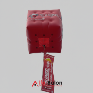 Balon Promosi Rest Area 37 Balon promosi rest area berukuran besar dengan desain custom logo brand terpasang di area parkir jalan tol untuk menarik perhatian pengunjung dan pengendara.